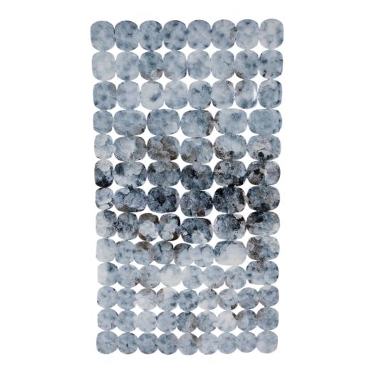47x26 Metal Discs Wall D?cor, Blue Multi