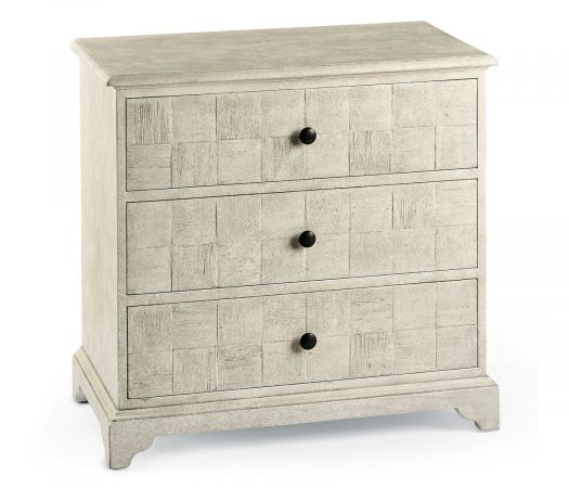 JC Edited - Casually Country Collection - Whitewash Driftwood Small Chest of Drawers