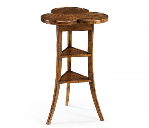 JC Edited - Casually Country Collection - Trefoil Side Table in Country Walnut