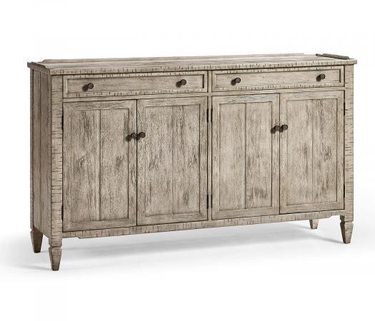 JC Edited - Casually Country Collection - Four-Door Sideboard in Rustic Grey