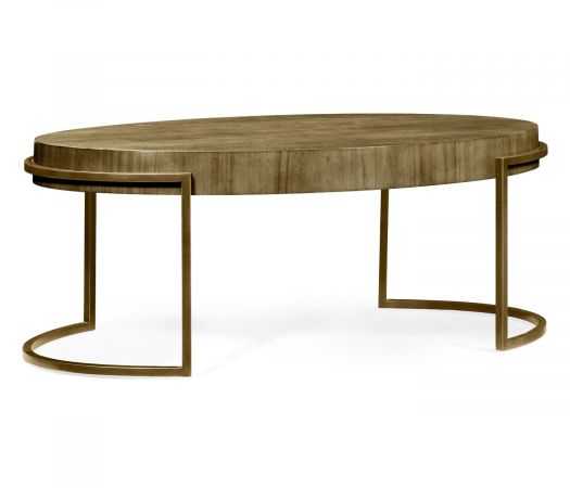 JC Edited - Simply Elegant Collection - Chestnut Oval Coffee Table