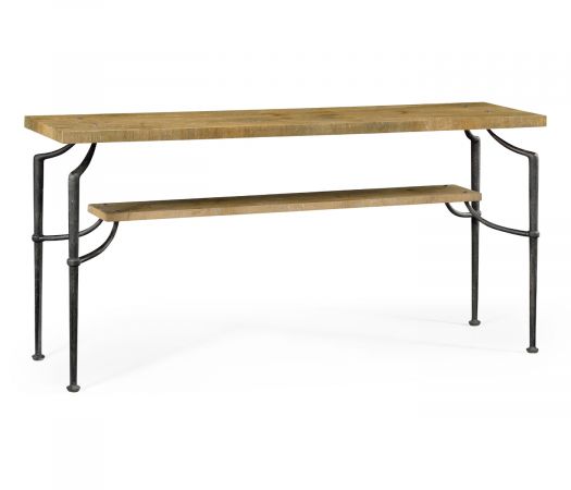 JC Edited - Assorted Collection - Rectangular Console Table with Iron Base