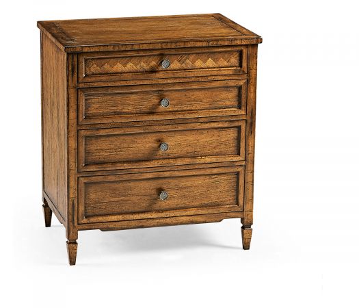 JC Edited - Casually Country Collection - Small Chest of Drawers in Country Walnut