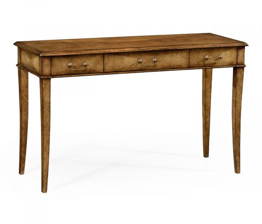 Satinwood parquet console