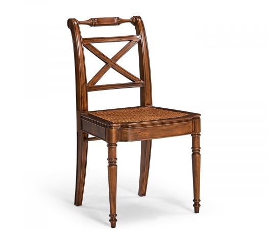 Regency Cross Frame Back Side Chair