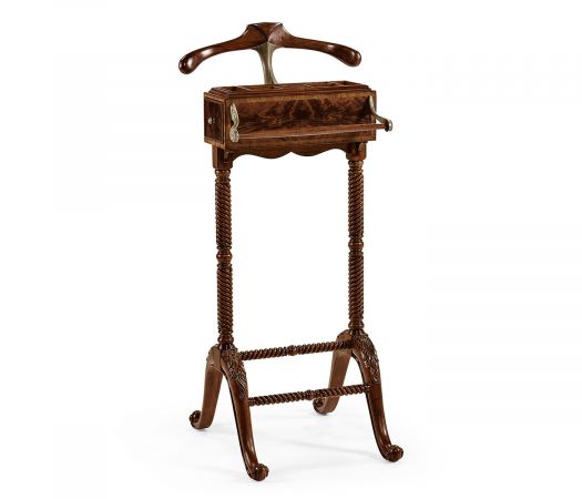 Mahogany Valet Stand with Stud Box