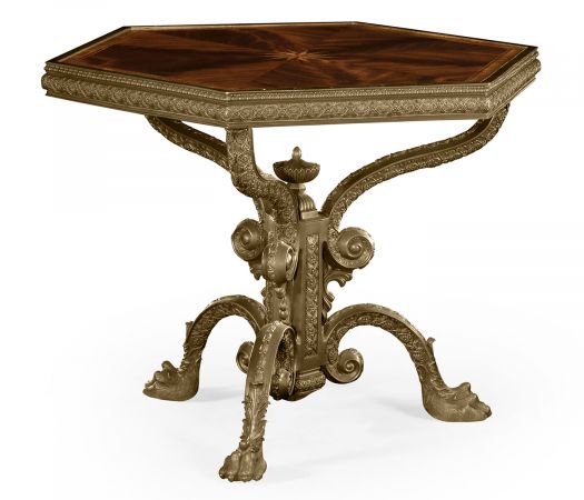 Baroque Brass Centre Table