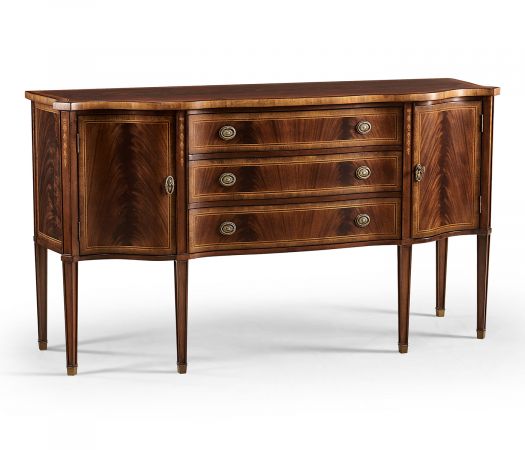 Buckingham Mahogany Breakfront Sideboard