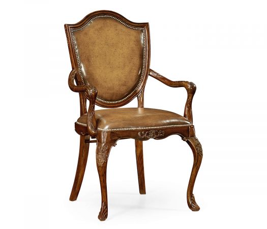 Shield Back Mahogany Arm Chair 