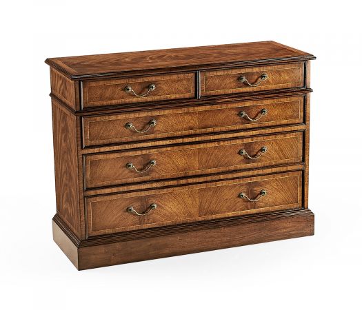 Windsor Collection - Walnut office chest of drawers with hanging file storage