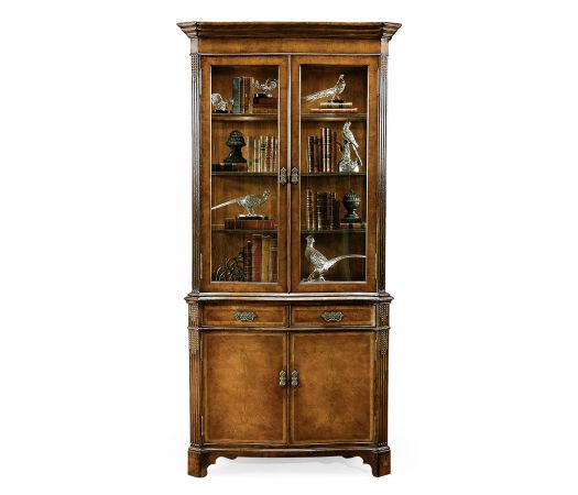 Windsor Collection - Serpentine Walnut China Cabinet