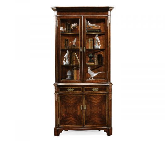 Buckingham Collection - Serpentine Mahogany China Cabinet