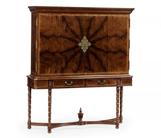 Buckingham Collection - Mahogany Panelled Door TV Cabinet