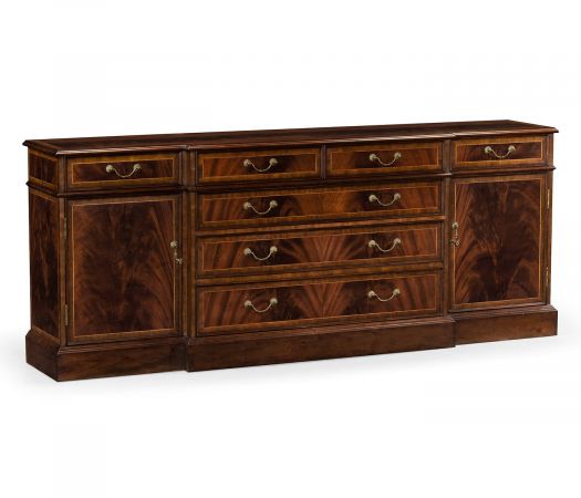 Buckingham Collection - Mahogany Office Sideboard with Hanging File Storage