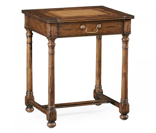 JC Edited - Huntingdon Collection - Country Walnut & Oyster Side Table