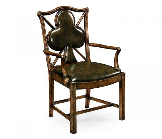 Windsor Collection - Playing Card "Club" Arm Chair