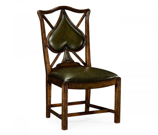 Windsor Collection - Playing Card "Spade" Side Chair