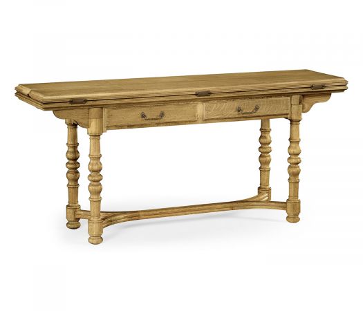 Sherwood Oak Collection - Natural Oak Hunt Table