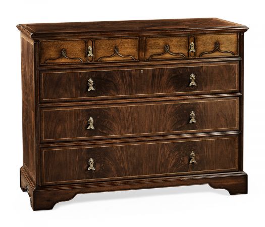 Tribeca Collection - Chippendale gothic large chest of five drawers