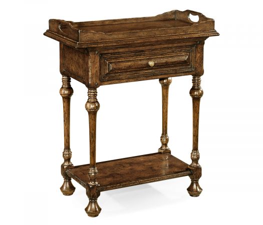 Sherwood Oak Collection - Elizabethan Style Dark Oak Tray Table