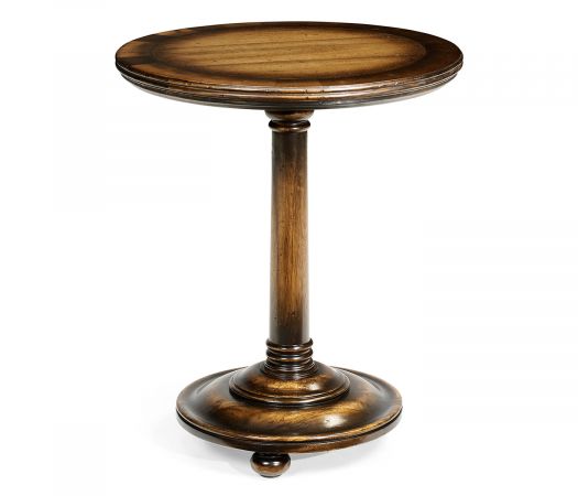 JC Edited - Casually Country Collection - Large Golden Ale Round Lamp Table