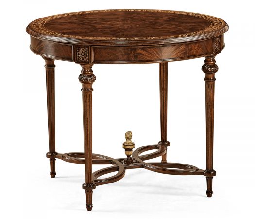 Buckingham Collection - Napoleon III Mahogany Center Table (Plain Base)