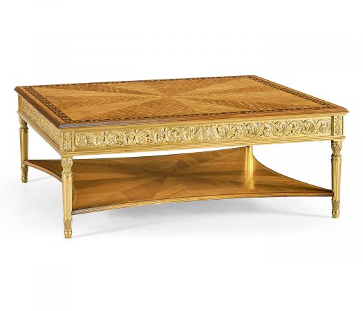 Versailles Collection - Louis XIV style square coffee table