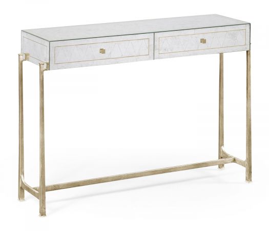 JC Modern - Luxe Collection - Églomisé & Silver Console