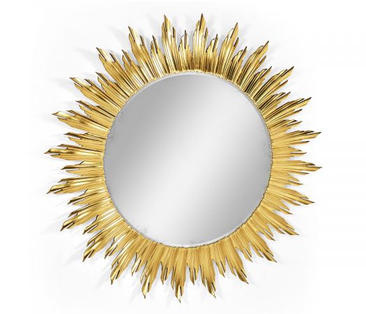 Versailles Collection - Large gilded sunburst mirror