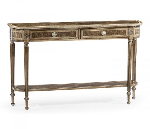 Buckingham Collection - Regency Bleached Mahogany Console Table