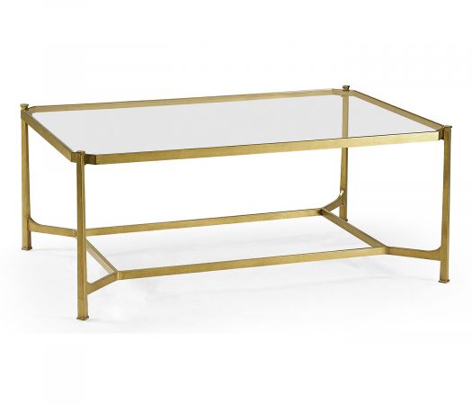 JC Modern - Luxe Collection - Gilded Rectangular Coffee Table