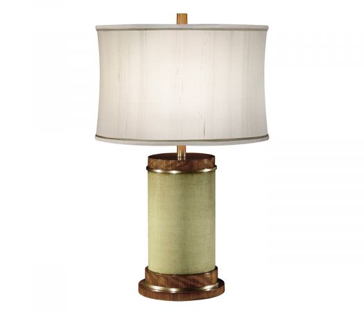 JC Modern - Cosmo Collection - Sage Finish Hyedua Circular Table Lamp