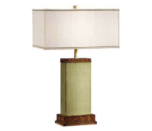 JC Modern - Cosmo Collection - Sage Finish Hyedua Rectangular Table Lamp