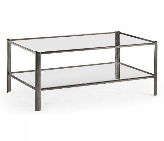 JC Modern - Gatsby Collection - Gatsby Black Nickel Cocktail Table