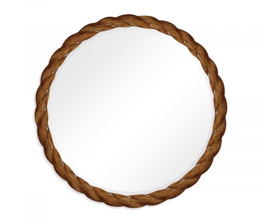 JC Modern - Twist Collection - 45" Walnut Twisted Mirror