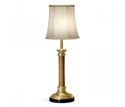 Buckingham Collection - Brass & Leather Table Lamp