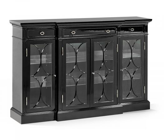 Madison Collection - Madison Four Door Breakfront Display Cabinet