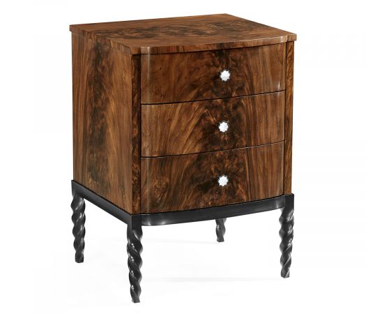 JC Modern - Twist Collection - Black Barleytwist Chest of Drawers