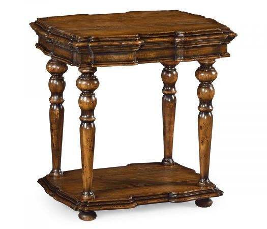 JC Edited - Artisan Collection - Rustic Walnut Side Table