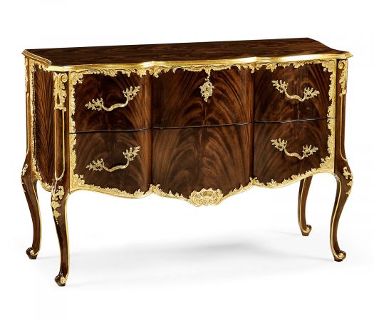 Monte Carlo Collection - Mahogany chest of drawer with gilded