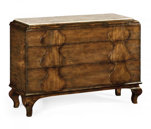 JC Edited - Artisan Collection - Rustic Walnut Chest of Drawers