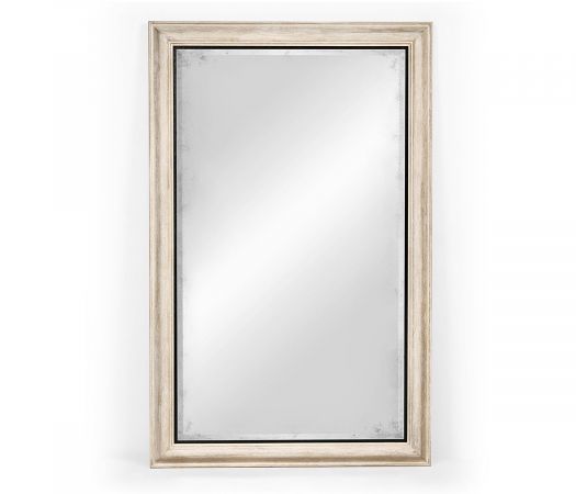 JC Edited - Artisan Collection - Rectangular Limed Acacia Antique Mirror