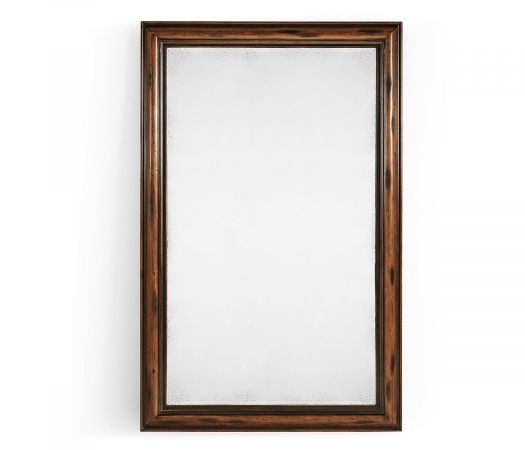 JC Edited - Artisan Collection - Rectangular Rustic Walnut Antique Mirror