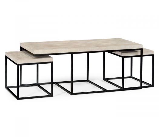 JC Edited - Artisan Collection - Rectangular Coffee Table in Limed Acacia