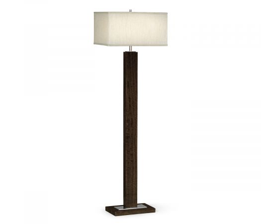 JC Modern - Belgravia Collection - Black Eucalyptus Rectangular Floor Lamp