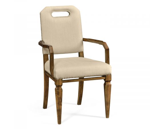 JC Modern - Camden Collection - Contemporary Camden Dining Arm Chair, Upholstered in MAZO