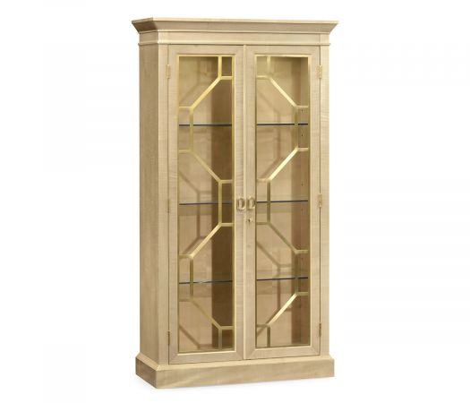 JC Modern - Opera Collection - Two-Door Champagne Display Cabinet