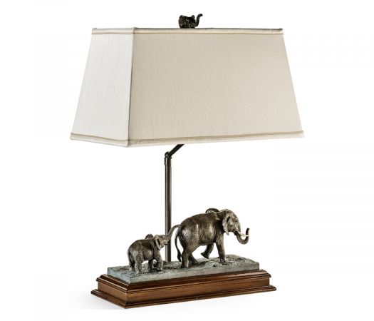 Curated Collection - The elephant table lamp (Left)