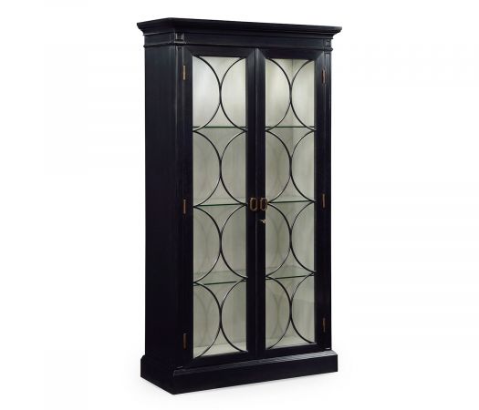 Kensington Collection - Formal Black Display Cabinet