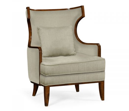 Knightsbridge Collection - Biedermeier Greek Revival Walnut Occasional Chair